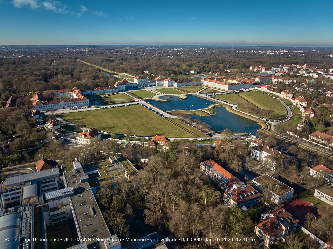 07.01.2023 - Umgebung vom Schloß Nymphenburg